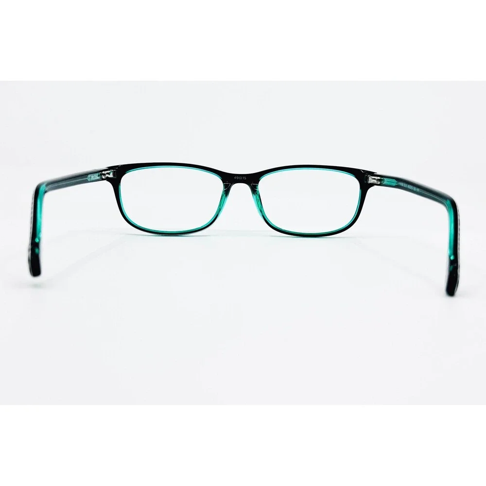 Hello Kitty Eyeglasses Girls Black Teal Striped HK68 BLK 49-15-130